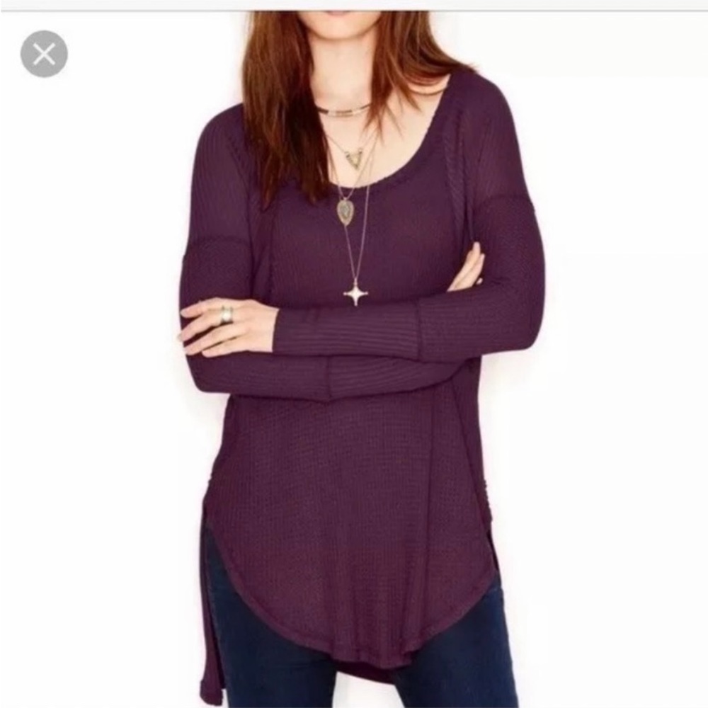 We the Free People Ventura Thermal Pullover Top